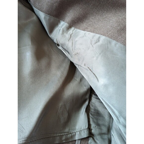 Vintage 1960s Wool Military Jacket Olive - Picture 9 of 10